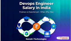 DevOps Engineer Salary in India — see pay ranges for freshers vs experienced, factors, and growth paths with NareshIT.