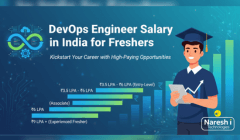DevOps Engineer Salary in India for Freshers
 Kickstart your career with high-paying opportunities. Learn DevOps, master CI/CD, cloud tools, and boost your package with NareshIT.
